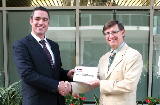 Caledonian Society Donate Winnings To Charity