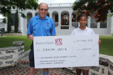 Zekiah Lewis Awarded $1500 Scholarship
