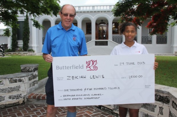 Zekiah Lewis Awarded $1500 Scholarship